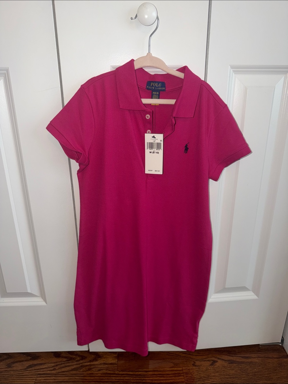 Polo by Ralph Lauren Hot Pink Polo Shirt Dress